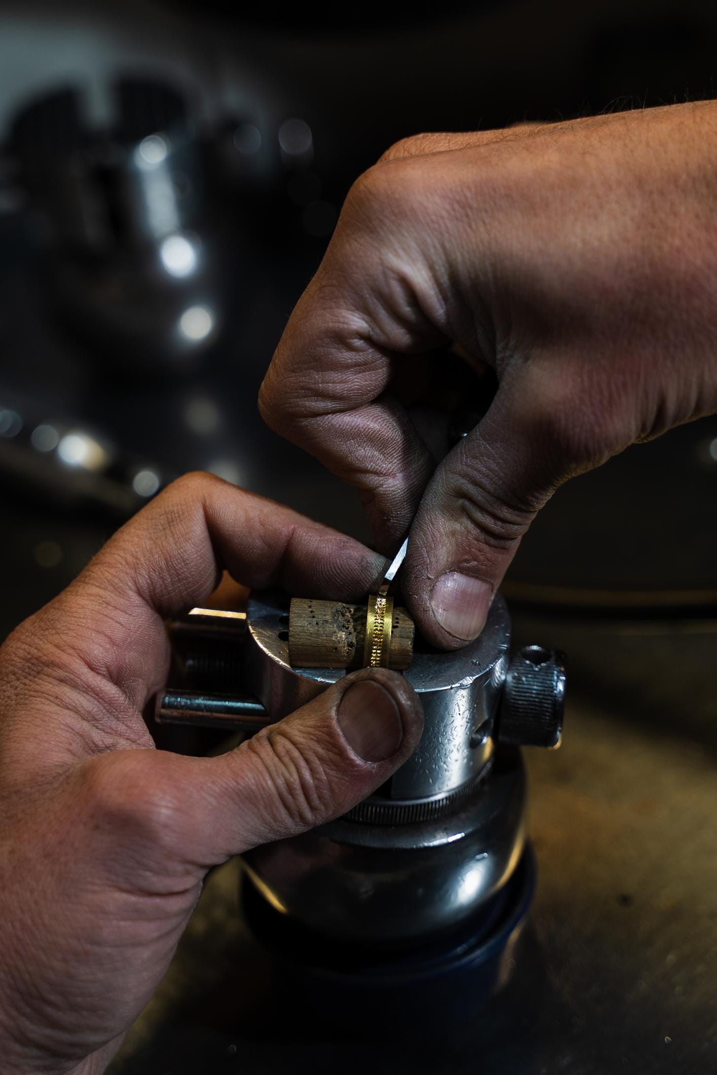 Gold ring making