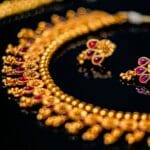 Traditional bridal gold necklace jewellery craftsmanship in Raichur