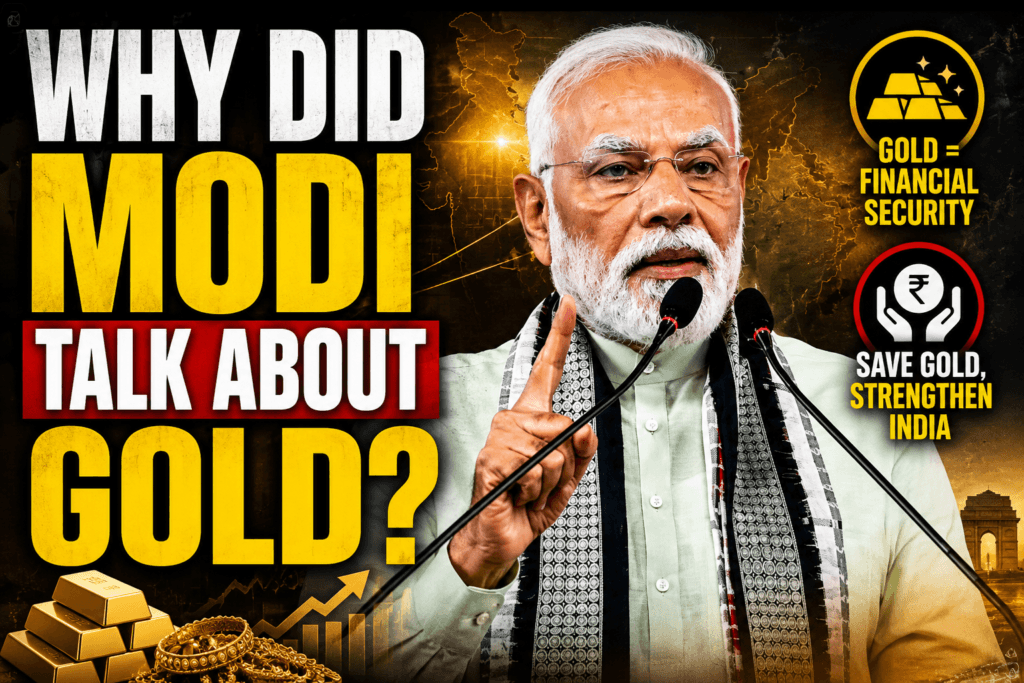 Modi on not buying gold 