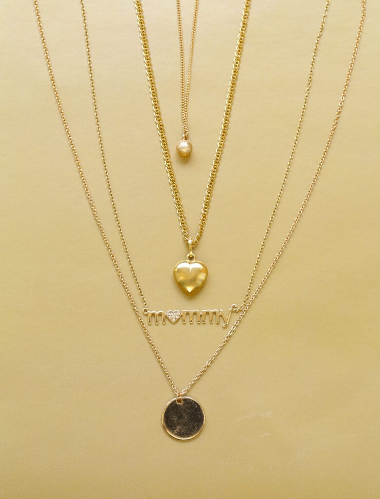 3 layer gold chain 