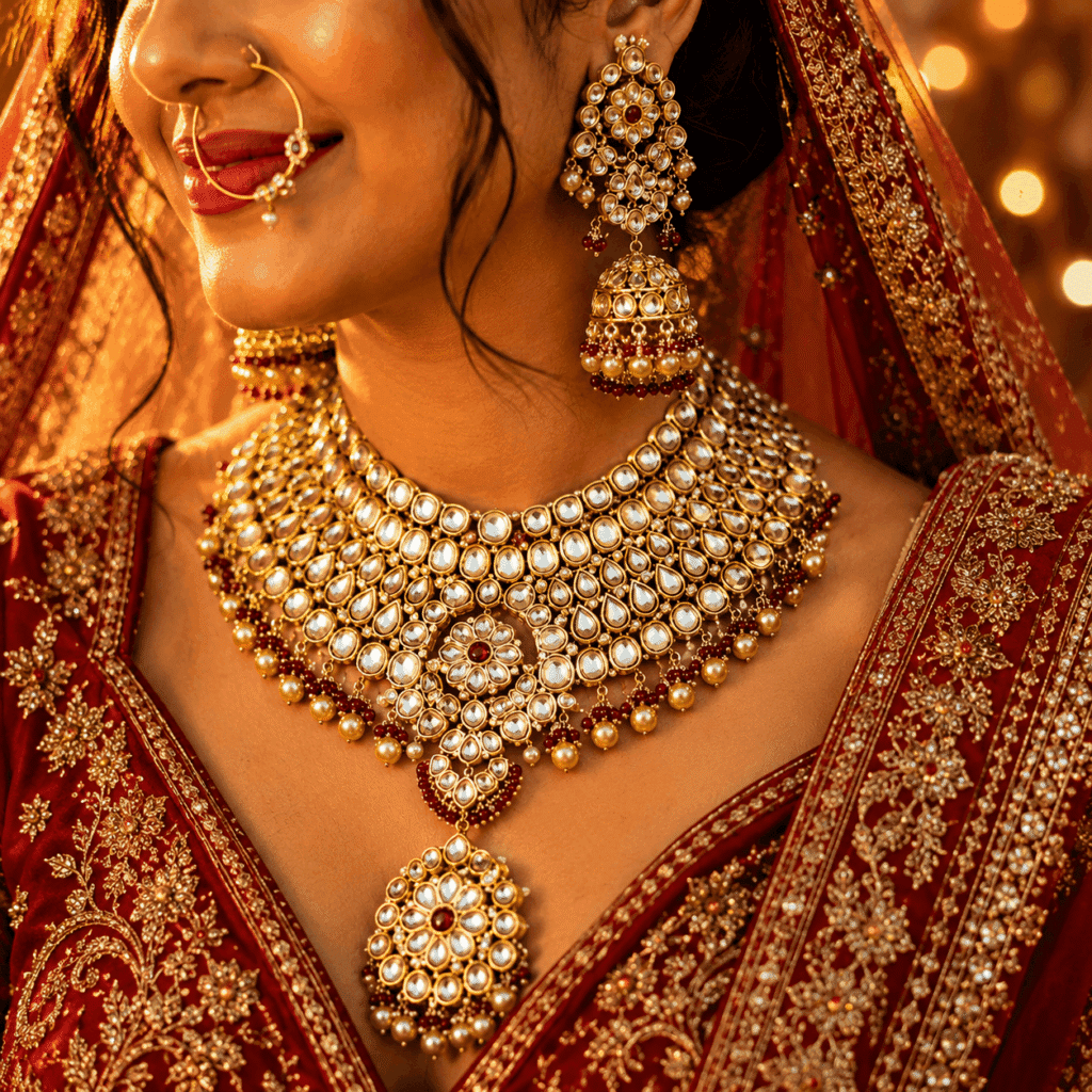 Bridal Gold Necklace