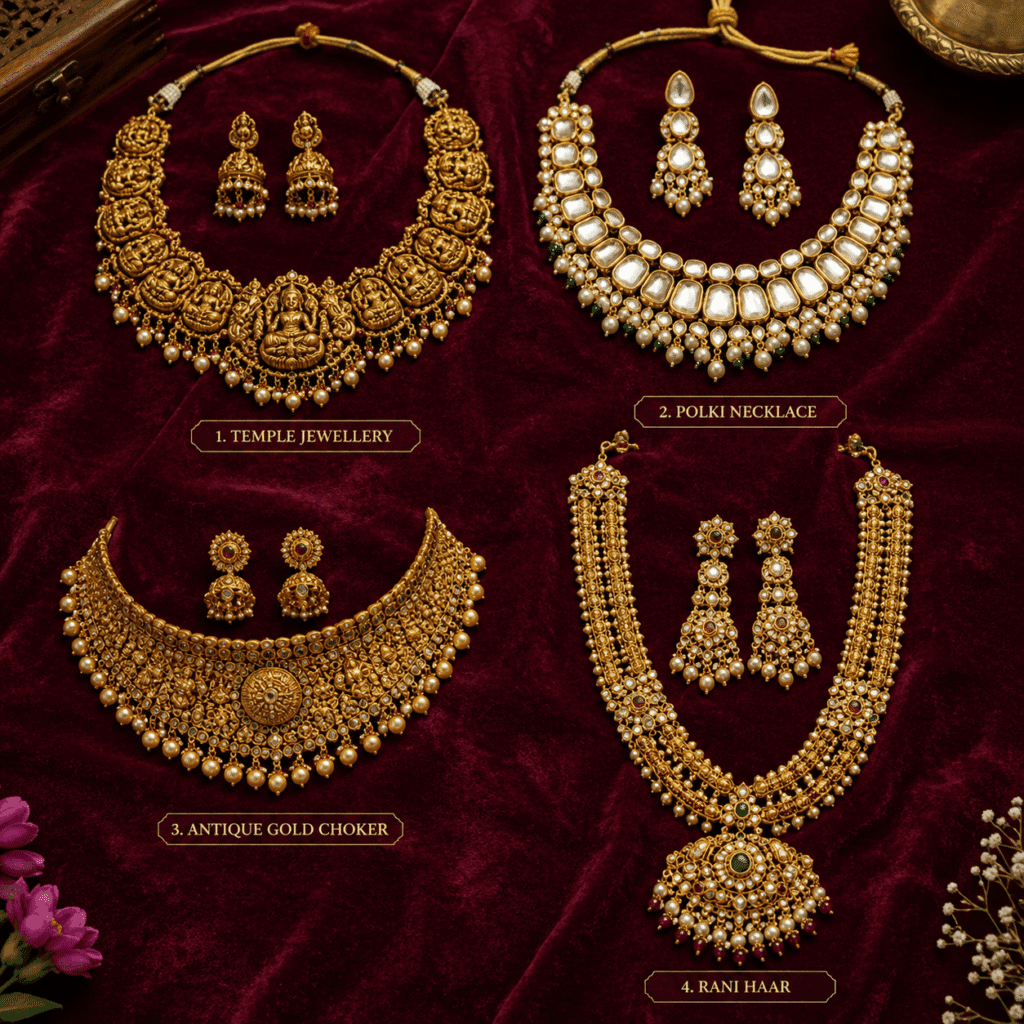 New Bridal Gold Necklace