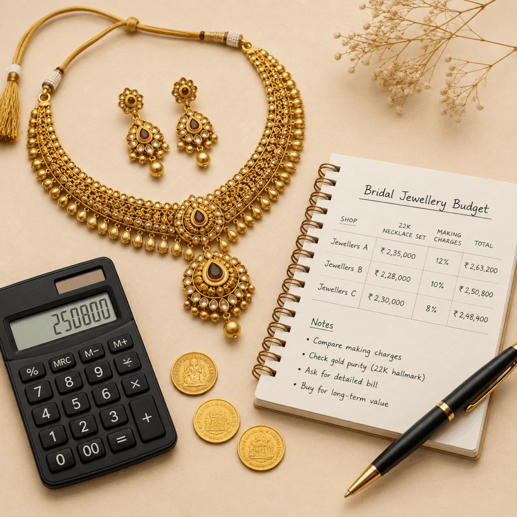 Bridal Gold Necklace for women